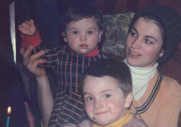 Miriam con Rinaldo e Cristina